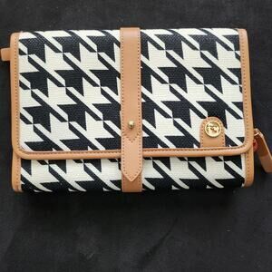 Spartina 449 purse clutch jewelry organizer Daufuskie Island houndstooth